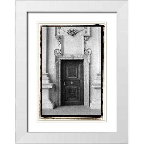 Enduring Qualities IV White Modern Wood Framed Art Print with Double Matting by DeNardo, Laura