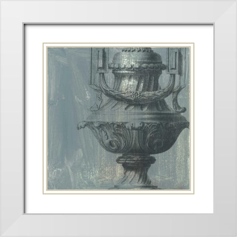 Decorative Elegance I White Modern Wood Framed Art Print with Double Matting by Harper, Ethan