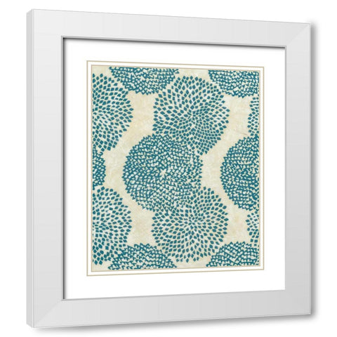 Four Sisters IV White Modern Wood Framed Art Print with Double Matting by Zarris, Chariklia