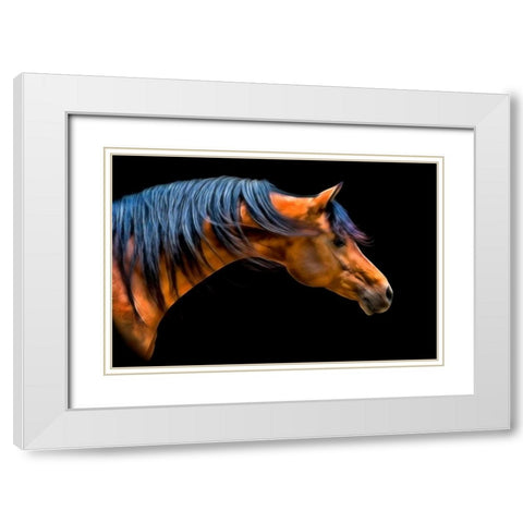 Wind Swept White Modern Wood Framed Art Print with Double Matting by PHBurchett