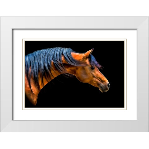 Wind Swept White Modern Wood Framed Art Print with Double Matting by PHBurchett