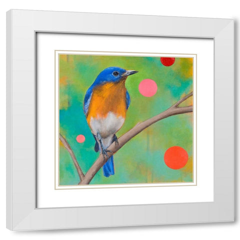 Mysteries of the Universe I White Modern Wood Framed Art Print with Double Matting by Evans, Bridget G.