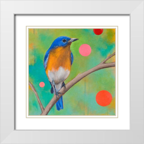 Mysteries of the Universe I White Modern Wood Framed Art Print with Double Matting by Evans, Bridget G.