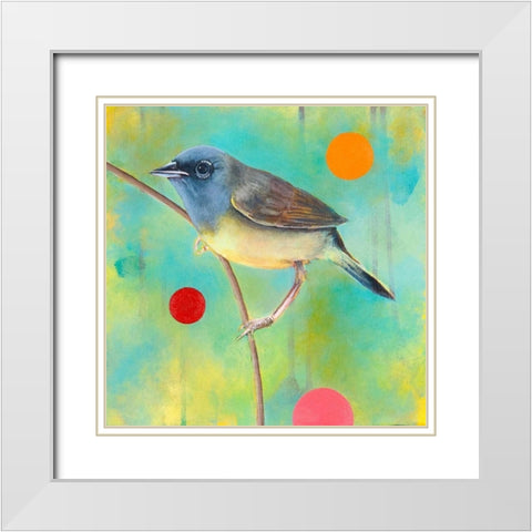 Mysteries of the Universe III White Modern Wood Framed Art Print with Double Matting by Evans, Bridget G.