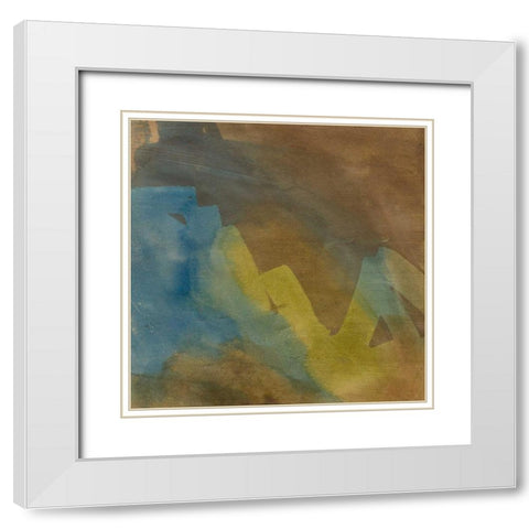 Mediterranean Impressions V White Modern Wood Framed Art Print with Double Matting by Meagher, Megan