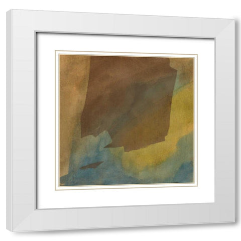 Mediterranean Impressions VII White Modern Wood Framed Art Print with Double Matting by Meagher, Megan