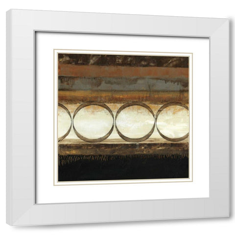 Cavern II White Modern Wood Framed Art Print with Double Matting by Goldberger, Jennifer