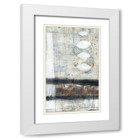 Dark into Light II White Modern Wood Framed Art Print with Double Matting by Goldberger, Jennifer