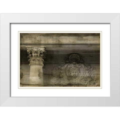 Ornate Architecture II White Modern Wood Framed Art Print with Double Matting by Harper, Ethan