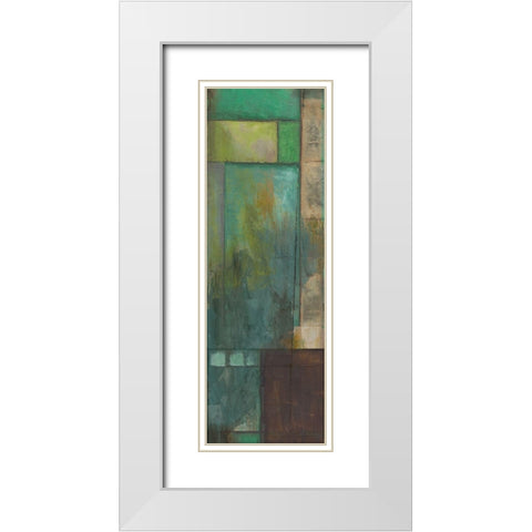 Sea Change IV White Modern Wood Framed Art Print with Double Matting by Goldberger, Jennifer