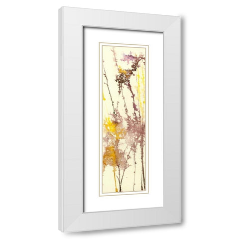 Liquid Light I White Modern Wood Framed Art Print with Double Matting by Goldberger, Jennifer