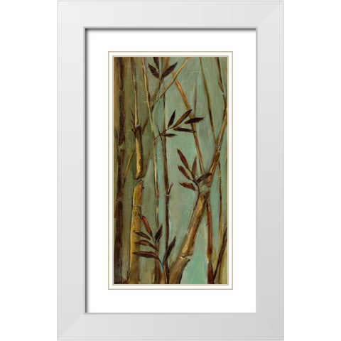 Time Alone White Modern Wood Framed Art Print with Double Matting by Long, Christina