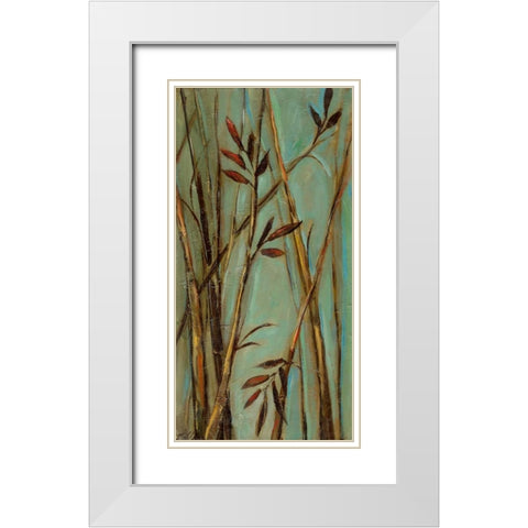 Sleepless Love White Modern Wood Framed Art Print with Double Matting by Long, Christina