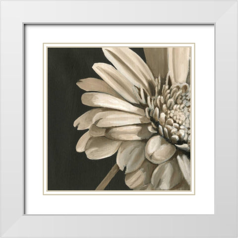 Classical Blooms IV White Modern Wood Framed Art Print with Double Matting by Harper, Ethan