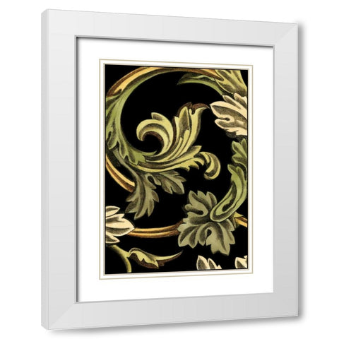 Classical Frieze II White Modern Wood Framed Art Print with Double Matting by Harper, Ethan