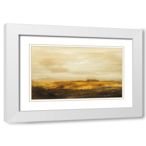 Canyon II White Modern Wood Framed Art Print with Double Matting by Gordon, Sharon
