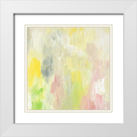 Buoyant Awakening II White Modern Wood Framed Art Print with Double Matting by Choate, Lisa