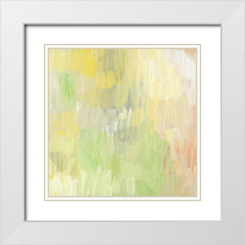 Buoyant Awakening III White Modern Wood Framed Art Print with Double Matting by Choate, Lisa