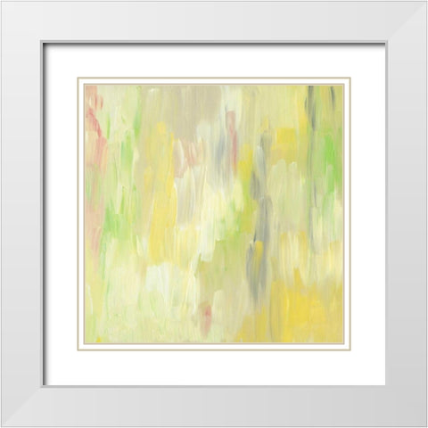 Buoyant Awakening IV White Modern Wood Framed Art Print with Double Matting by Choate, Lisa