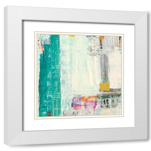 Urban Myth II White Modern Wood Framed Art Print with Double Matting by Fagalde, Jarman