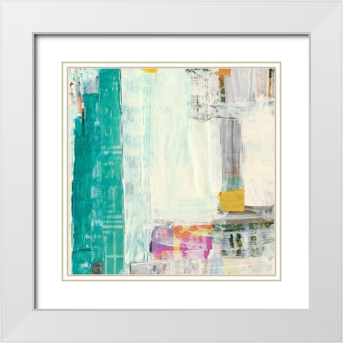 Urban Myth II White Modern Wood Framed Art Print with Double Matting by Fagalde, Jarman