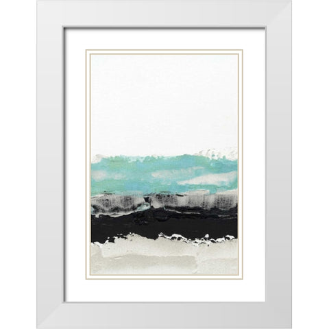 Permafrost I White Modern Wood Framed Art Print with Double Matting by Ludwig, Alicia