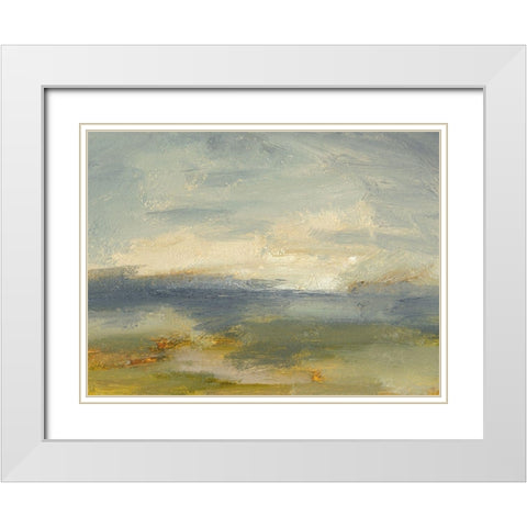 Lovely Day I White Modern Wood Framed Art Print with Double Matting by Gordon, Sharon