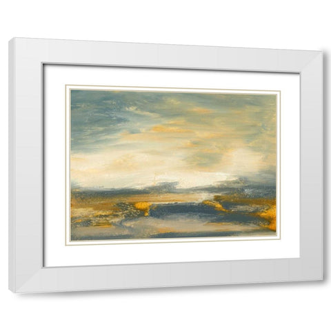 Lovely Day II White Modern Wood Framed Art Print with Double Matting by Gordon, Sharon