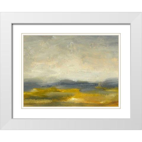 Lovely Day III White Modern Wood Framed Art Print with Double Matting by Gordon, Sharon