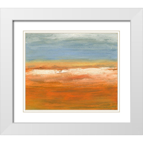 Eternal Bliss II White Modern Wood Framed Art Print with Double Matting by Gordon, Sharon