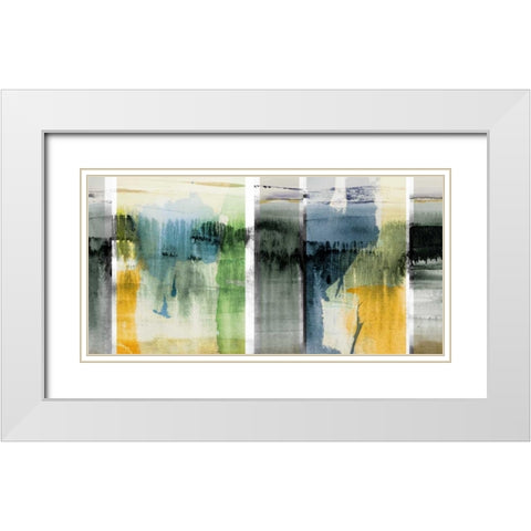Forest Horizon I White Modern Wood Framed Art Print with Double Matting by Jasper, Sisa
