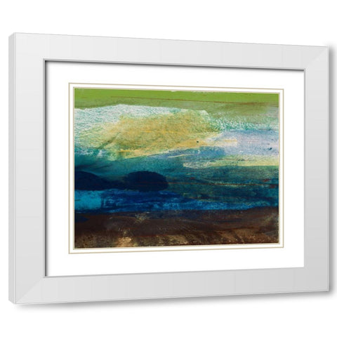 Free Rein II White Modern Wood Framed Art Print with Double Matting by Jasper, Sisa