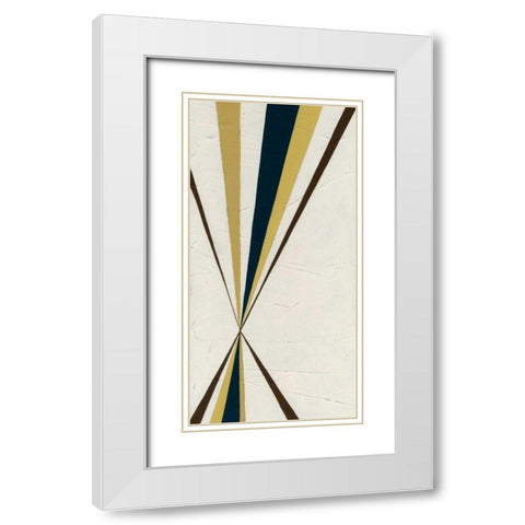 Vanishing Point II White Modern Wood Framed Art Print with Double Matting by Vess, June Erica