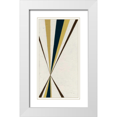 Vanishing Point II White Modern Wood Framed Art Print with Double Matting by Vess, June Erica