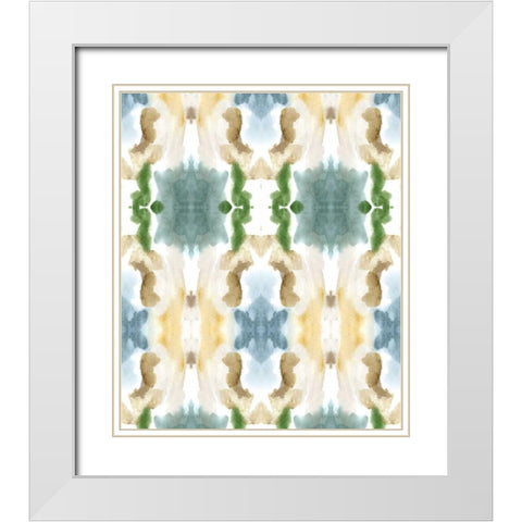 Buoyancy I White Modern Wood Framed Art Print with Double Matting by Zarris, Chariklia