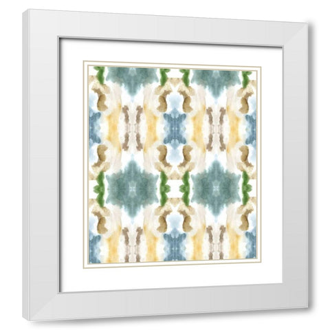 Buoyancy II White Modern Wood Framed Art Print with Double Matting by Zarris, Chariklia