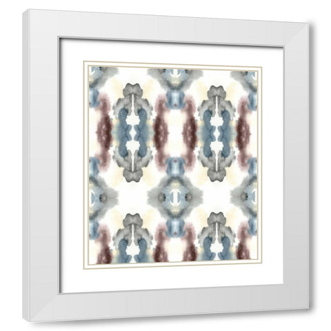 Buoyancy III White Modern Wood Framed Art Print with Double Matting by Zarris, Chariklia