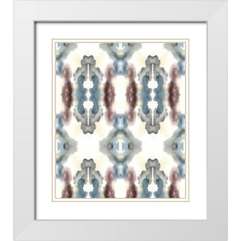 Buoyancy III White Modern Wood Framed Art Print with Double Matting by Zarris, Chariklia