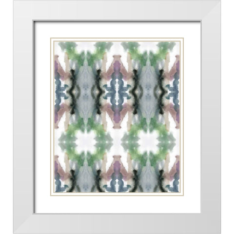 Buoyancy IV White Modern Wood Framed Art Print with Double Matting by Zarris, Chariklia