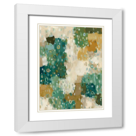 Delancey I White Modern Wood Framed Art Print with Double Matting by Zarris, Chariklia