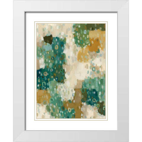 Delancey I White Modern Wood Framed Art Print with Double Matting by Zarris, Chariklia