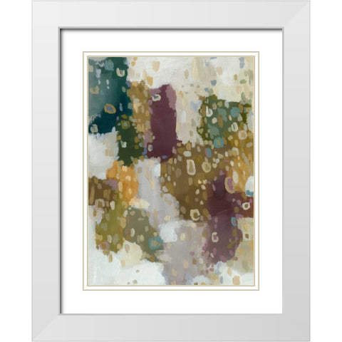 Astoria I White Modern Wood Framed Art Print with Double Matting by Zarris, Chariklia