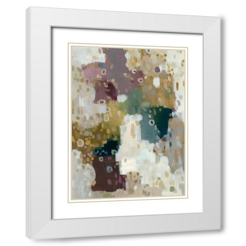 Astoria II White Modern Wood Framed Art Print with Double Matting by Zarris, Chariklia