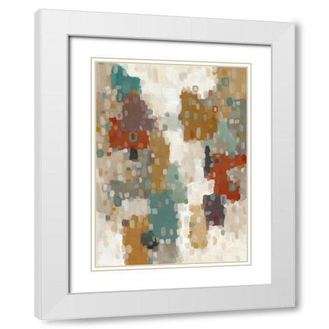 Boerum I White Modern Wood Framed Art Print with Double Matting by Zarris, Chariklia