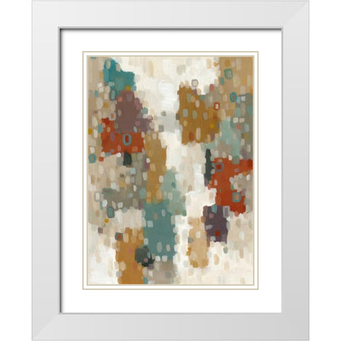 Boerum I White Modern Wood Framed Art Print with Double Matting by Zarris, Chariklia