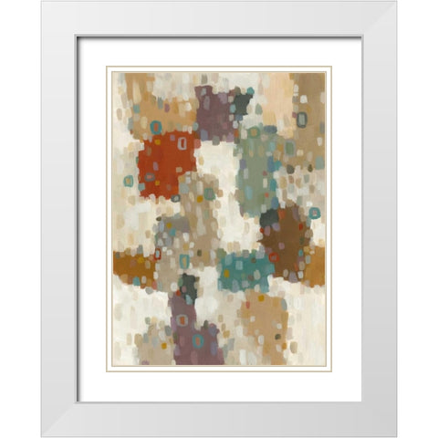 Boerum II White Modern Wood Framed Art Print with Double Matting by Zarris, Chariklia