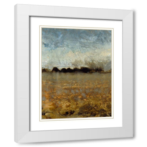 Free Range II White Modern Wood Framed Art Print with Double Matting by OToole, Tim