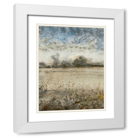 Infinite I White Modern Wood Framed Art Print with Double Matting by OToole, Tim