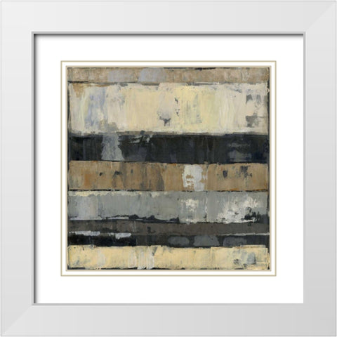 Below the Surface II White Modern Wood Framed Art Print with Double Matting by Meagher, Megan