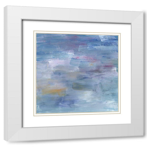 Ambition III White Modern Wood Framed Art Print with Double Matting by Choate, Lisa